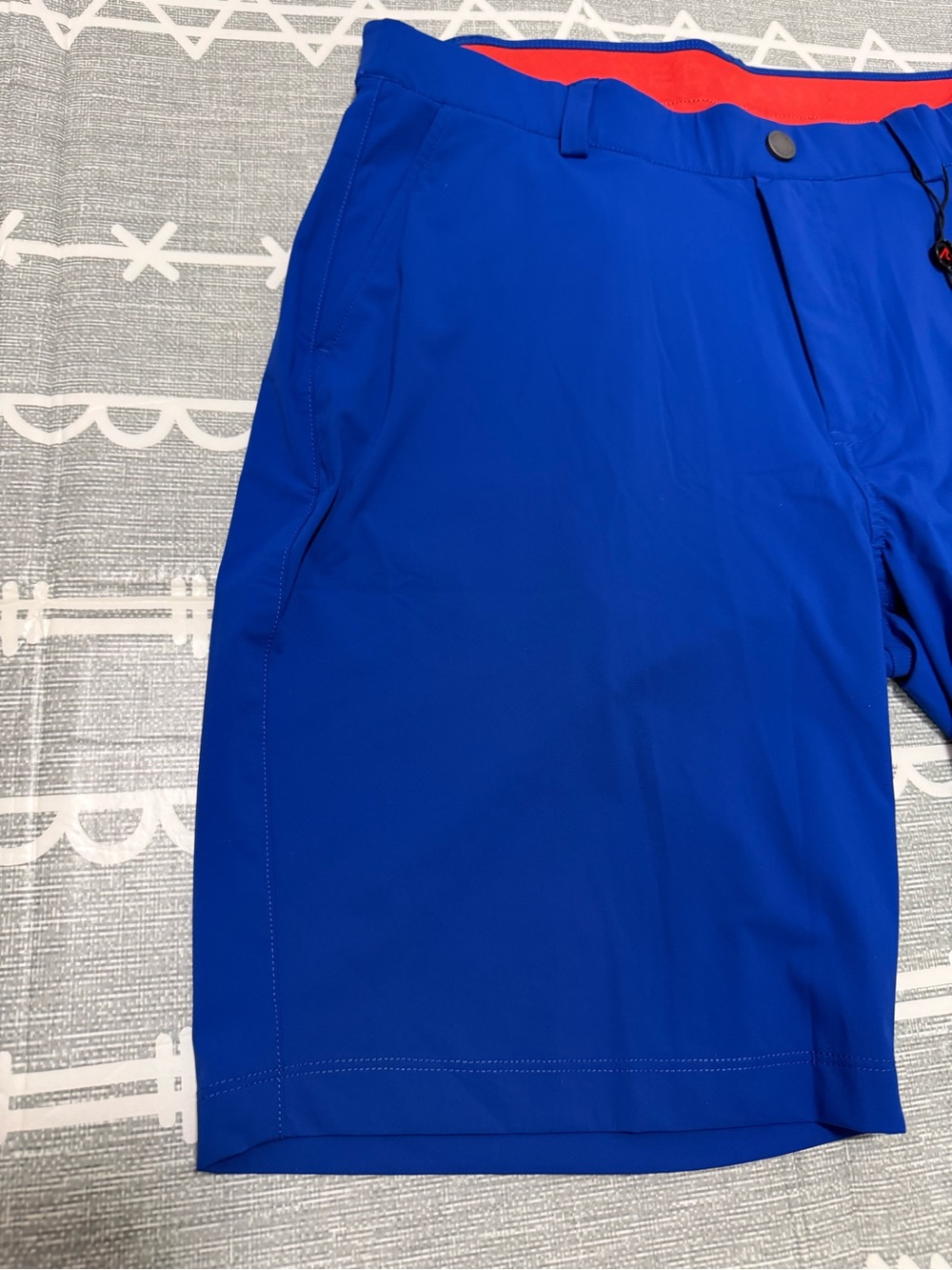 REDVANLY Hanover Golf Shorts Olympic Blue 9” Inseam - Picture 2 of 11